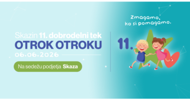 Skazin dobrodelni tek Otrok otroku letos v podporo  duševnemu zdravju otrok in mladostnikov